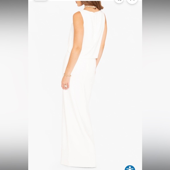 NWT Black Halo Kacie Two Piece Maxi Set - Picture 2 of 5